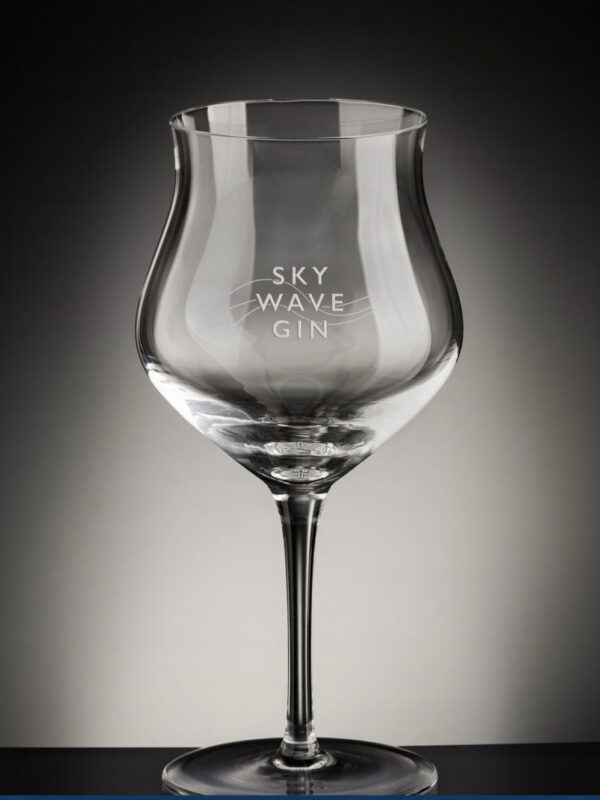 Sky Wave Gin Branded Gin Goblet
