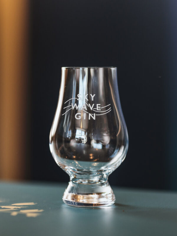 Sky Wave Gin Branded Tasting Glass