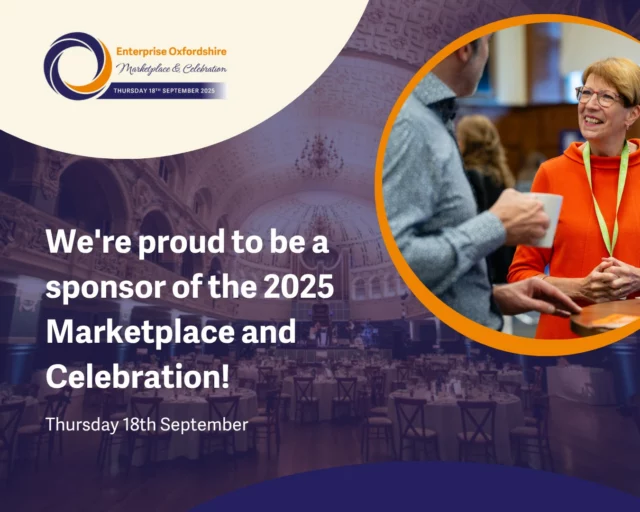 We are proud to sponsor the @Enterprise Oxfordshire Business Marketplace and Celebration #MAC25 The Socially Responsible Business of The Year Award. Find out more and enter at https://oxlepbusiness.co.uk/marketplace-and-celebration-2025/

Enterprise Oxfordshire Business