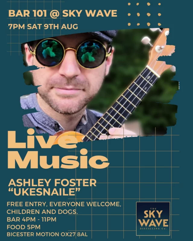 Don't miss Saturday night at your favourite outdoor bar - Bar 101@ Sky Wave in Bicester Motion. We have awesome pizza's from @jojosdoughonthego  Bar opens 4pm. 
@ukesnaile @bicestermotion 

#livemusic #weekendvibes #Skywave #drinks